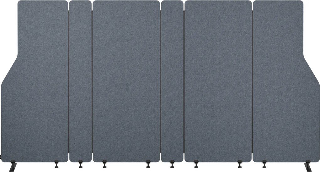 Parawan akustyczny, ścianka biurowa Carbon Fog, 280/145 cm: SADIE