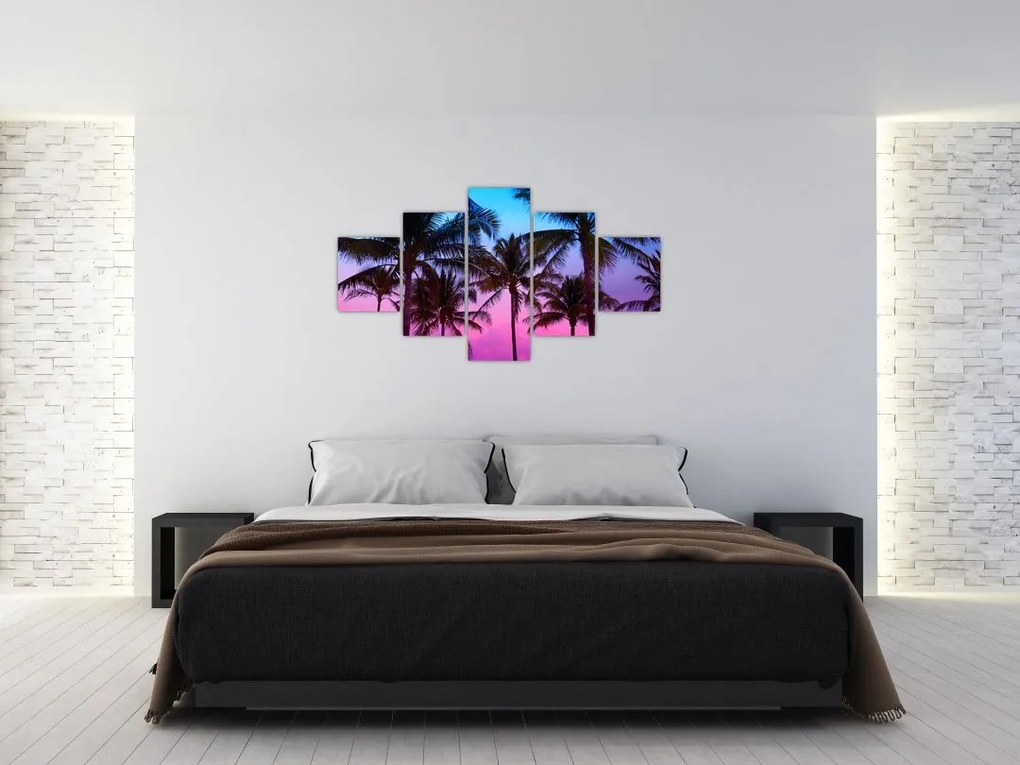 Obraz - Palmy w Miami (125x70 cm)
