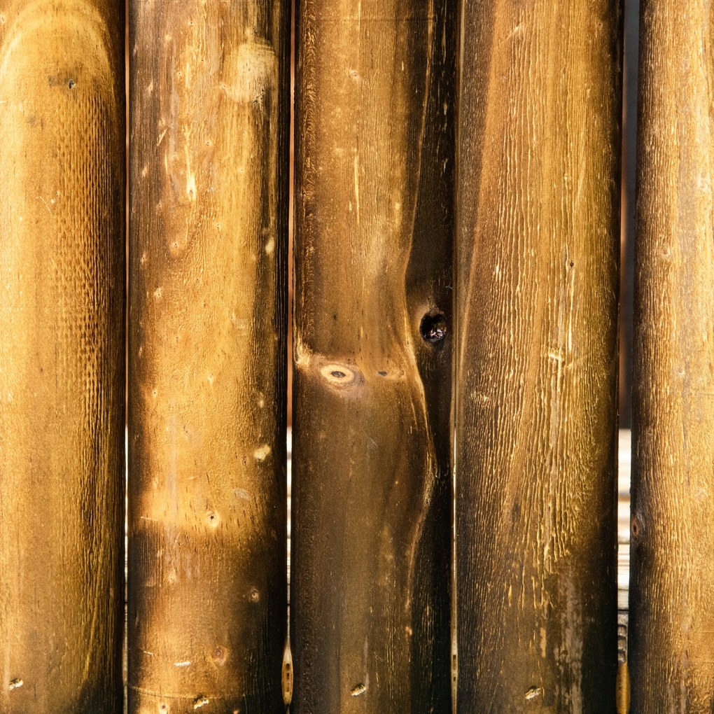 Outsunny drewniana donica ogrodowa 100x40x40cm naturalne drewno podwyższone łóżko do uprawy roślin | Aosom PL