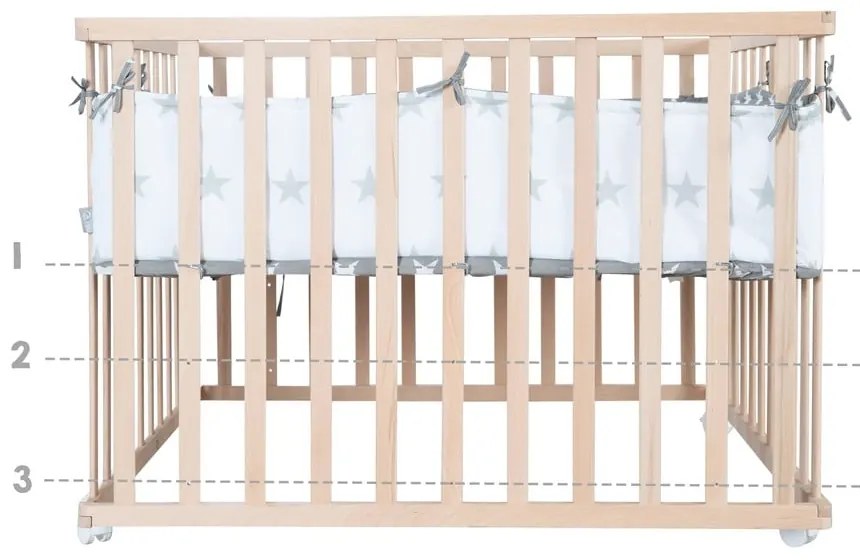 Naturalny kojec dla dzieci 100x100 cm – Roba