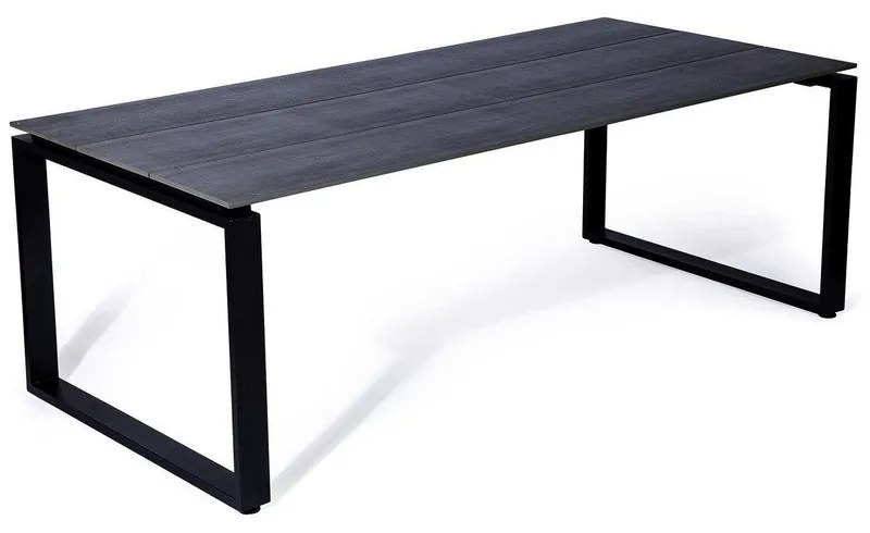 Szary stół ogrodowy Bonami Selection Strong, 210 x 100 cm