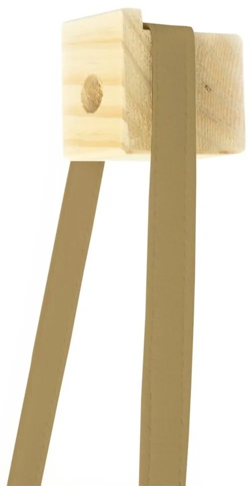 Doniczka wisząca z drewna jodłowego Surdic Colgante, 17x62 cm