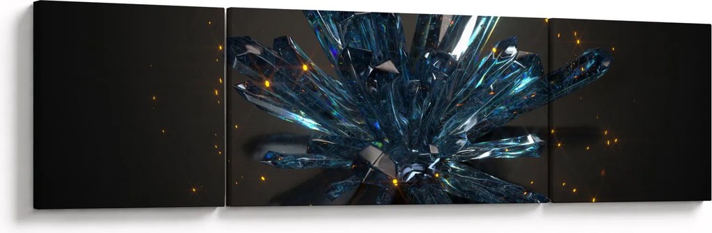 Obraz kryształu (170x50 cm)