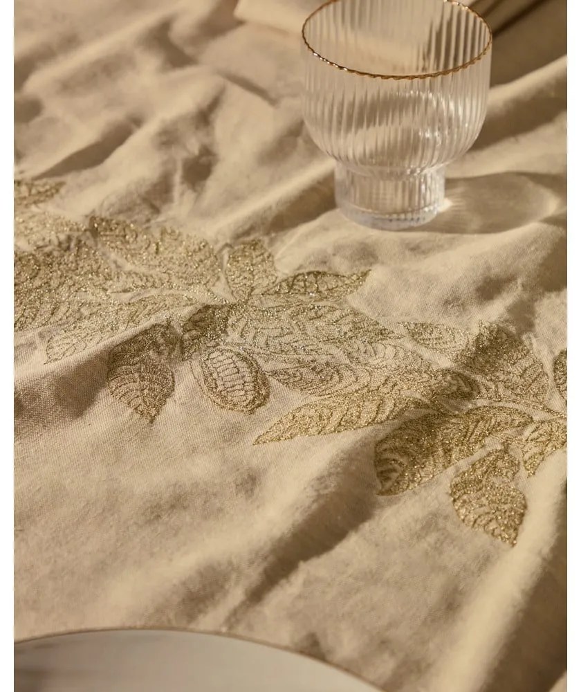 Obrus z mieszanki lnu 150x250 cm Oreti – Kave Home