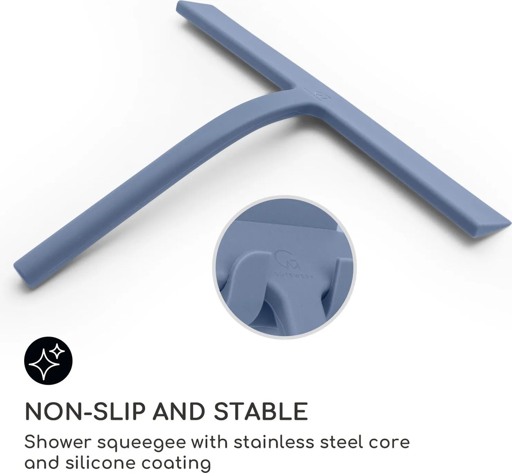 Gütewerk by blumfeldt Blaze Ściągaczka do kabiny prysznicowej 28 cm