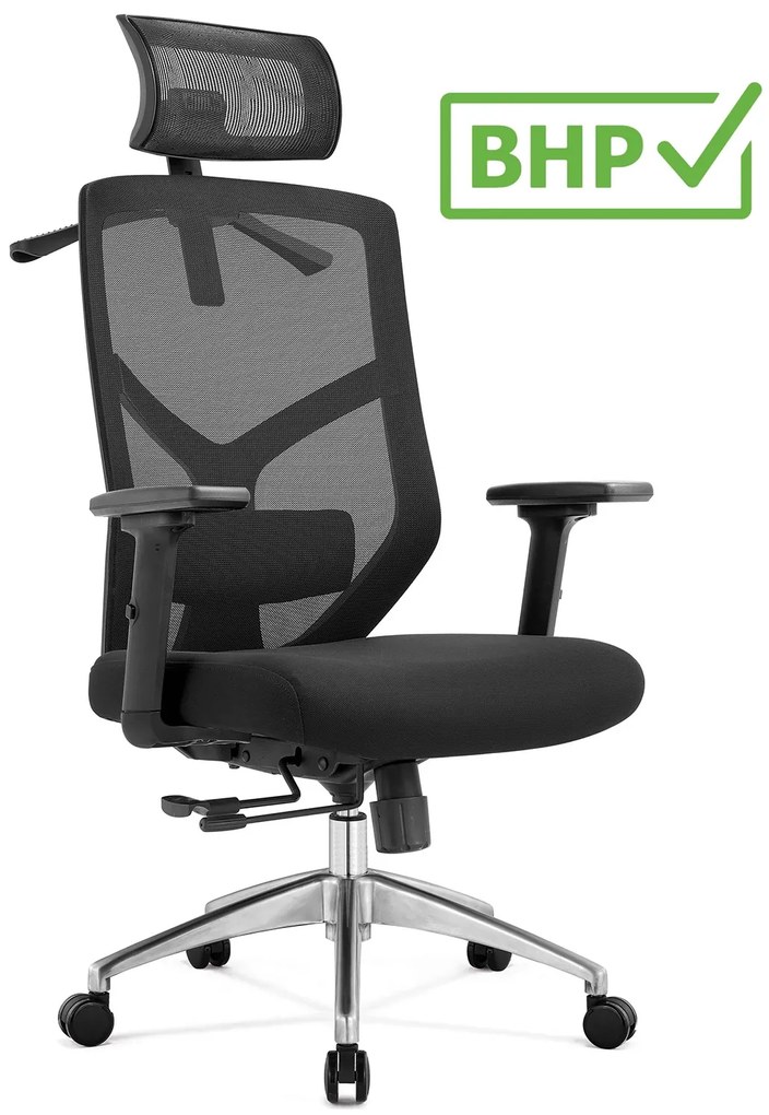 Ergonomiczny fotel do biura Rosa, zgodny z normą BHP