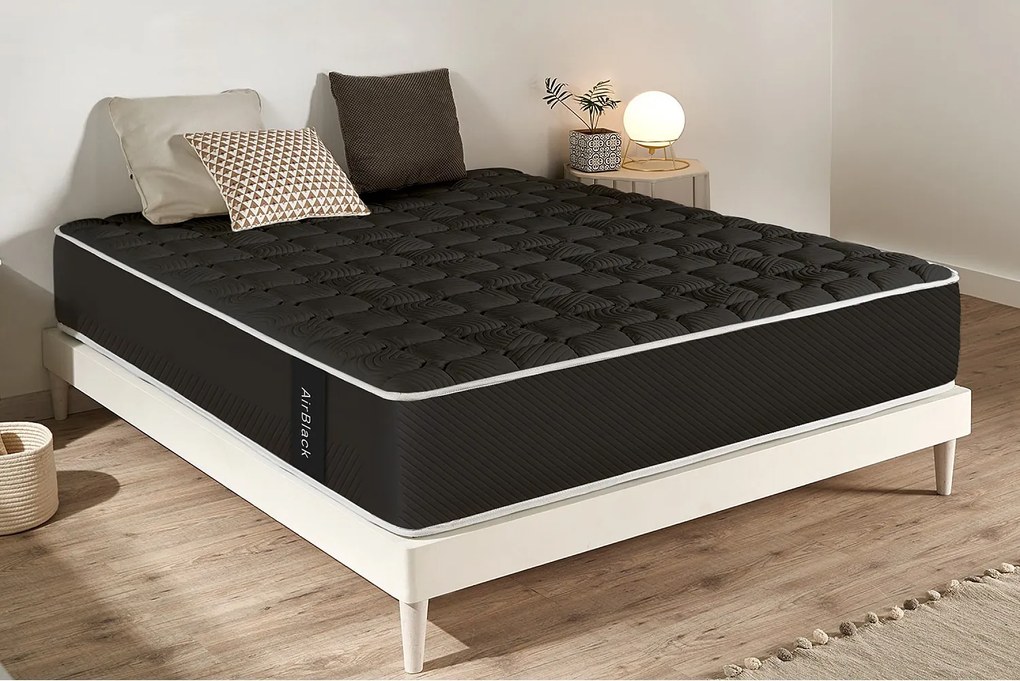 Materac Wiskoelastyczny Air Black - 80X190 cm - Moonia