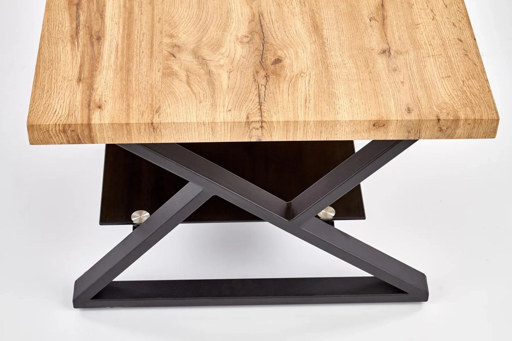 Ława XENA PROSTOKĄT 110x60 dąb naturalny HALMAR