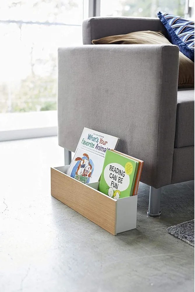 Biało-naturalny metalowy organizer na artykuły papiernicze Rin – YAMAZAKI