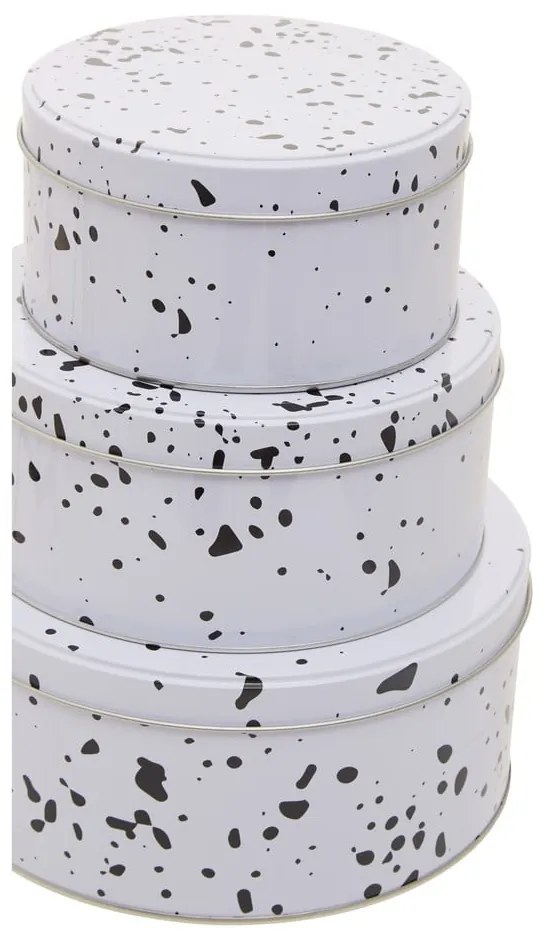 Metalowe pojemniki na żywność 3 szt. na ciasta Speckled – Premier Housewares