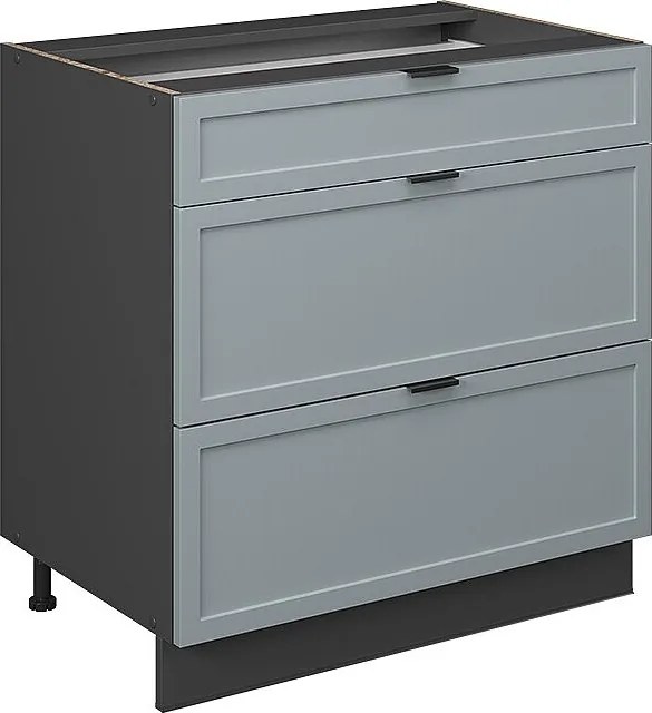 Szafka dolna do kuchni jasnoniebiesko-szary 80x51.6x82 fame-line