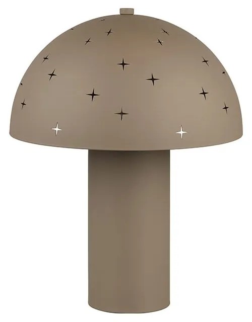 Brązowa lampa stołowa (wys. 32,5 cm) Seta – Trio