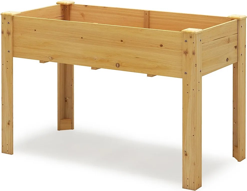 Podwyższona grządka ogrodowa Skrzynia ogrodowa 120 x 60 x 82 cm