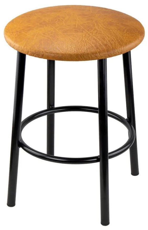 Taboret JOPEK BLACK GNIOT Stołek Kuchenny Wzmocniony