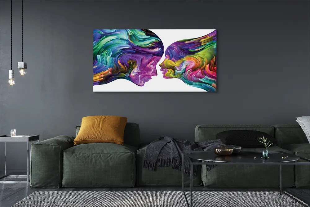 Duży obraz na płótnie Ludzie i Mazy