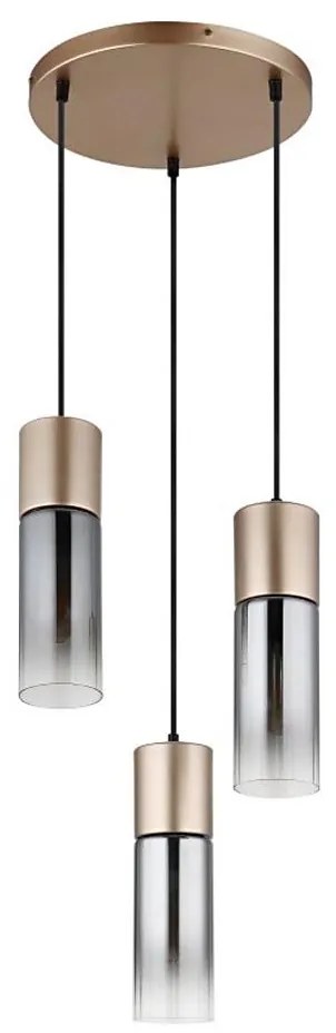 Globo 21000-3HCA - Żyrandol na przewodzie ANNIKA 3xE27/25W/230V, śr. 30 cm