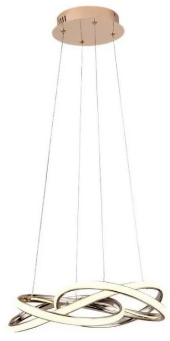 LED 65W 230V 3000-6500K złoty lampa sufitowa z ściemniaczem i DO