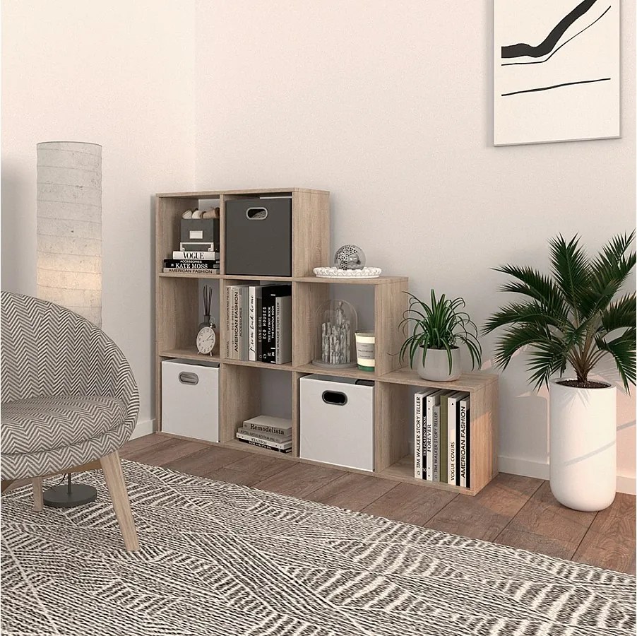 Półka na schody sonoma 142.4x29x107.8