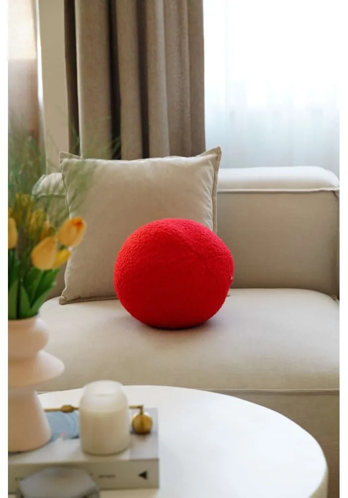 Poduszka dekoracyjna z materiału bouclé ø 20 cm Top – Mioli Decor