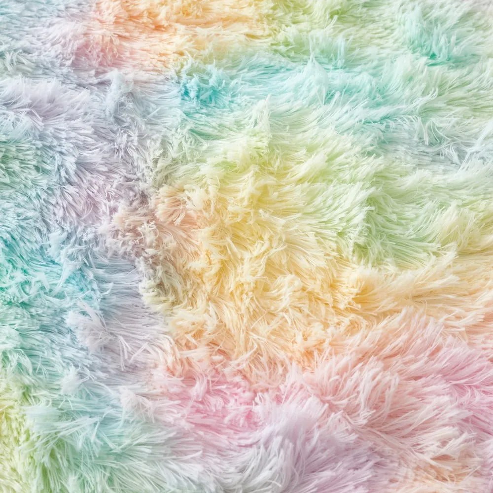 Pościel dziecięca dwuosobowa z mikropluszu 200x200 cm Rainbow Cuddly – Catherine Lansfield