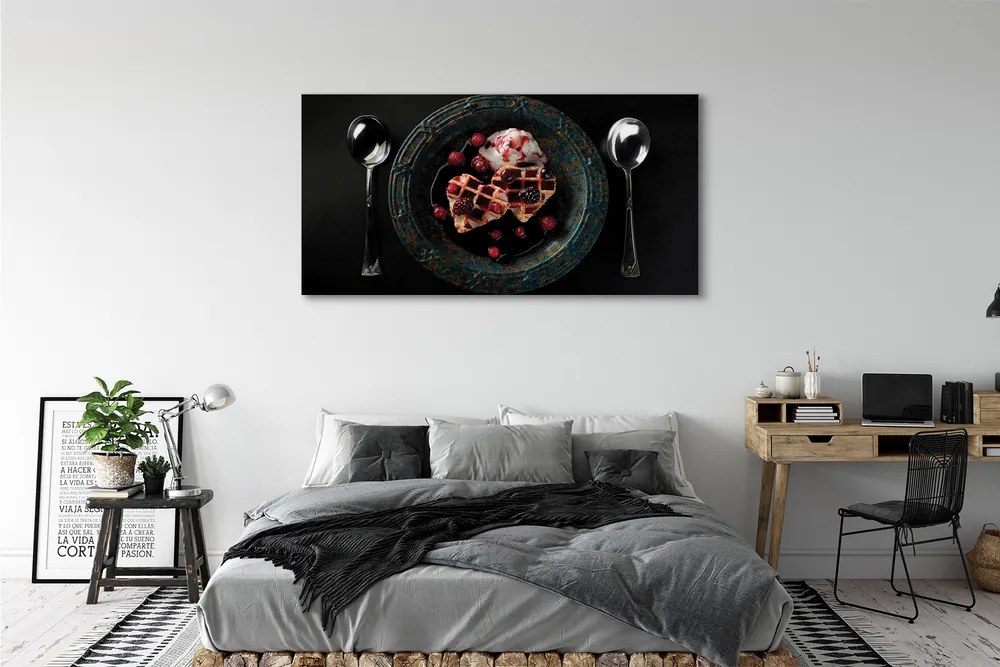 Obraz na płótnie Deser w Kształcie Serca