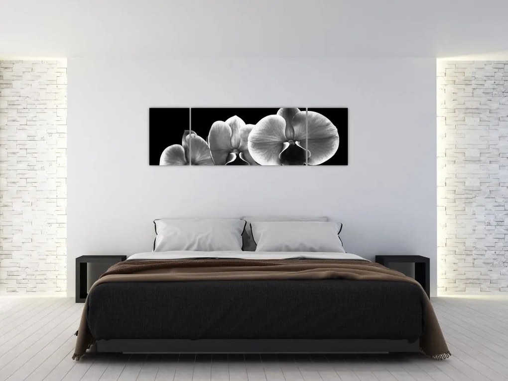 Obraz kwiatu orchidei (170x50 cm)