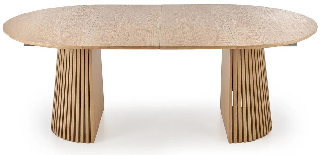 Stół rozkładany FARGO 120(210)x120 dąb naturalny HALMAR