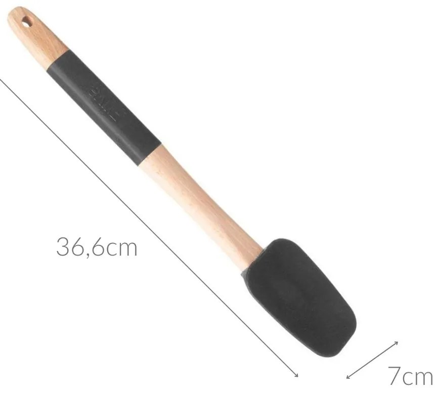 Szpatułka do ciasta silikonowa, 32 cm