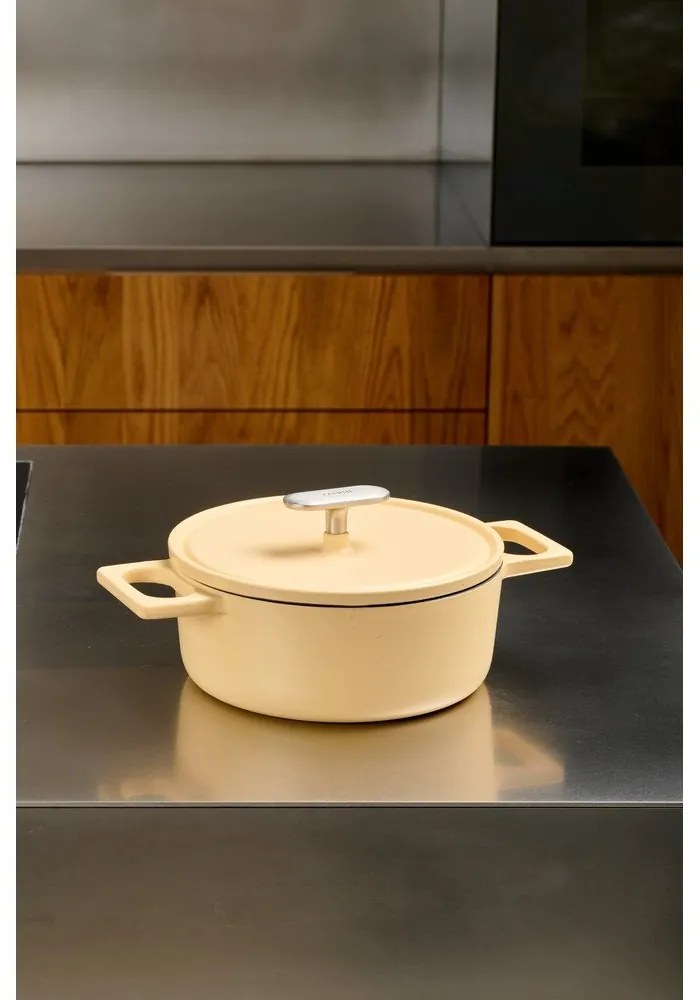 Garnek żeliwny z pokrywką odpowiedni na indukcję 2 l Mattia 3.0 – FABINI