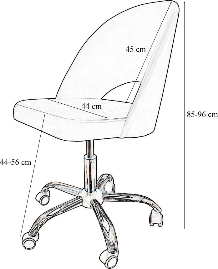 Fotel obrotowy POLO tkanina Welur krzesło biurowe ergonomiczne do biurka : Kolor Stelaża - Chrom, Kolor tkaniny - VELVET - MG09, Typ siedziska - Siedzisko obrotowe 360°, Typ tkaniny - Velvet