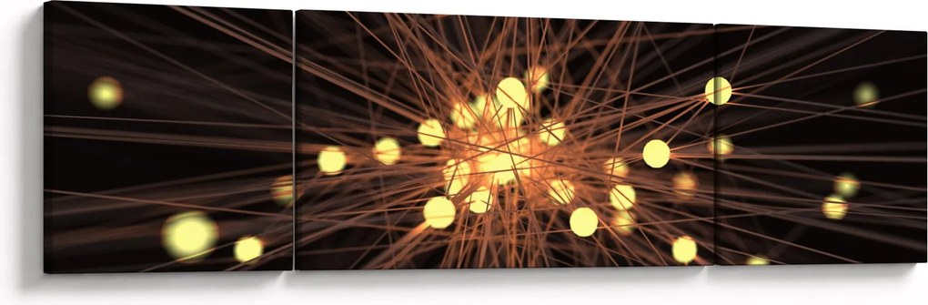 Obraz abstrakcji (170x50 cm)