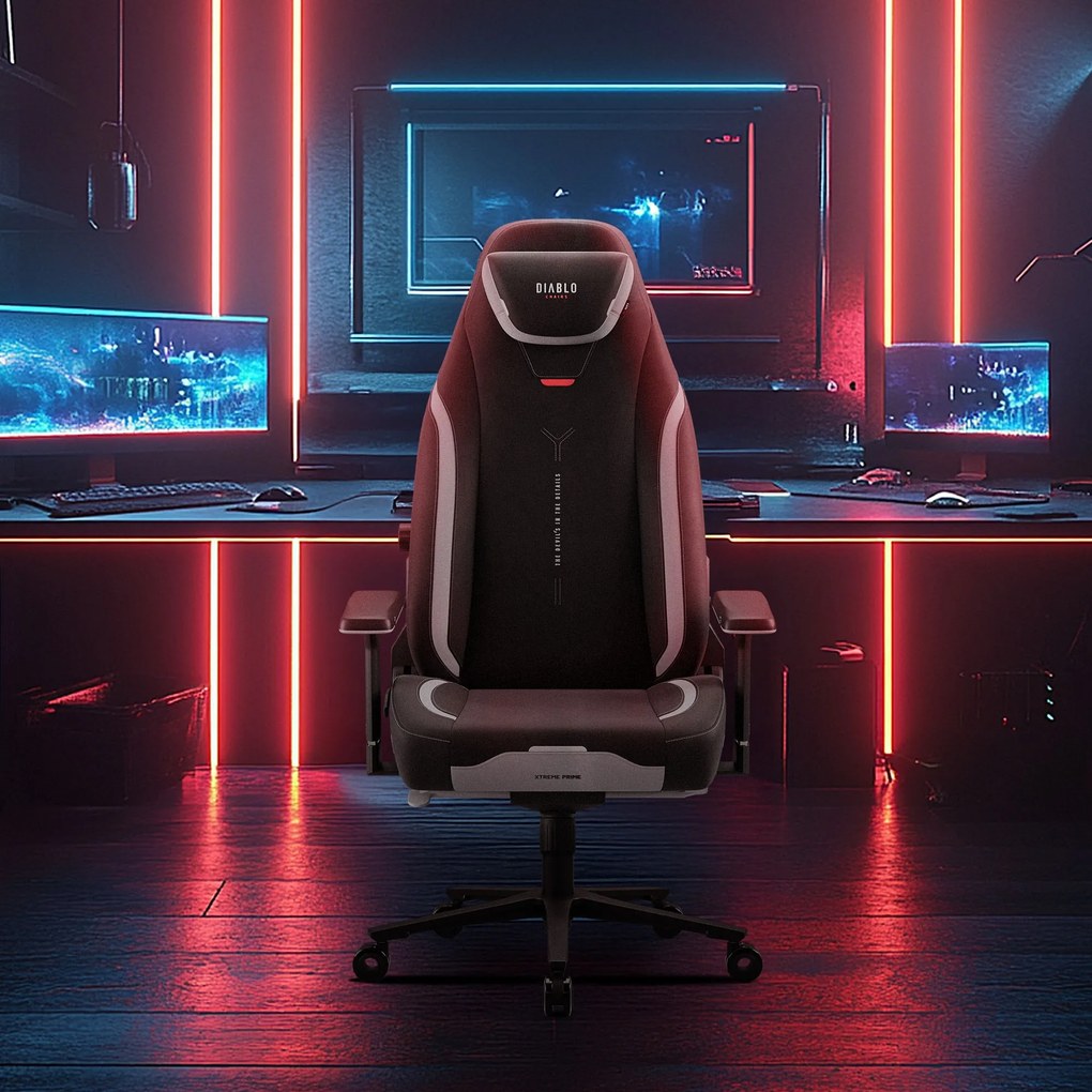Fotel gamingowy Diablo X.Eye Prime, Normal Size, Burned Black