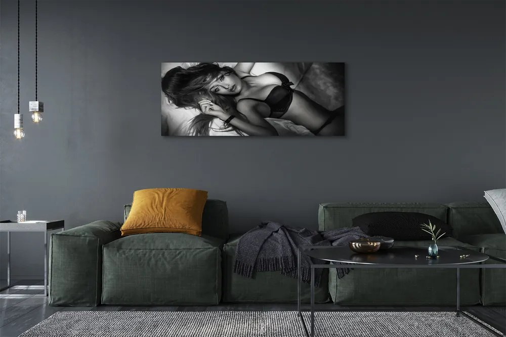 Fotoobraz na płótnie Klasyczna Elegancja w Monochromie