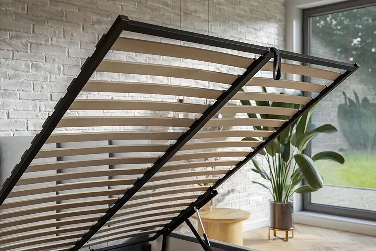 Tapicerowane łóżko dwuosobowe 140x200 T0-F73