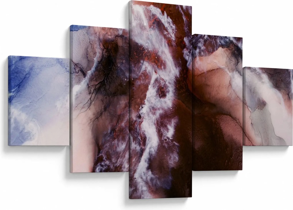 Obraz - Fioletowy marmur N⁰3 (125x70 cm)
