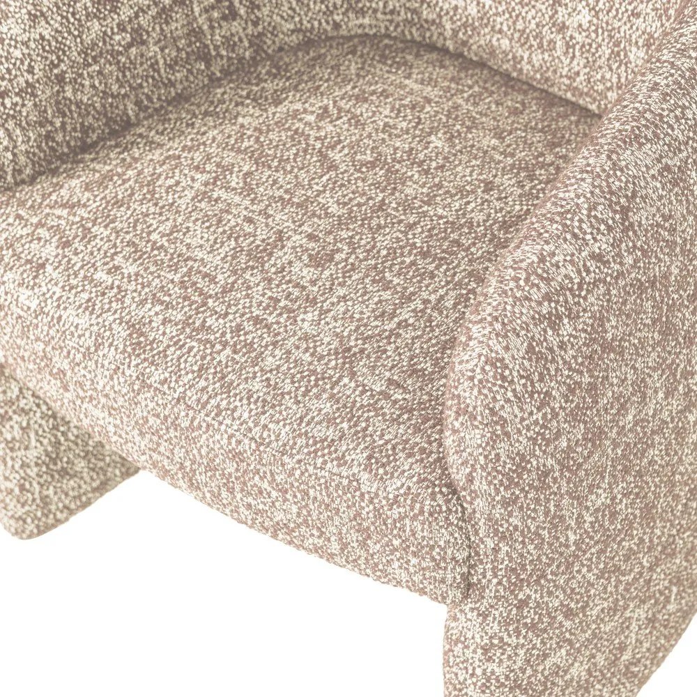 Beżowe tapicerowane krzesło biurowe Cordo – WOOOD