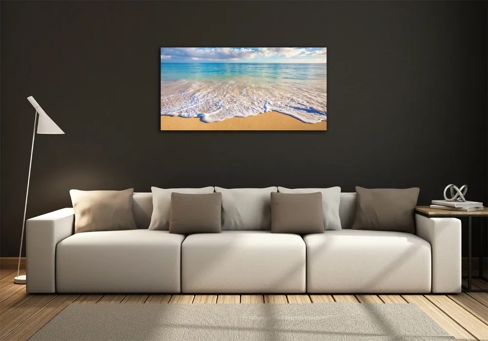 Foto obraz szkło hartowane Hawajska plaża