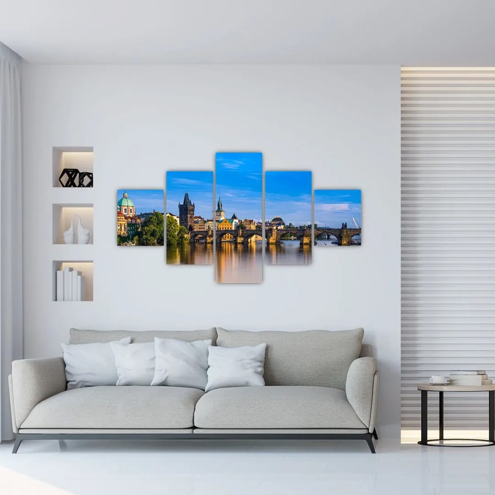 Obraz Mostu Karola (125x70 cm)