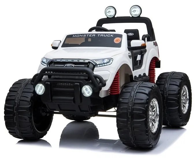 Pojazd na akumulator ford ranger monster biały
