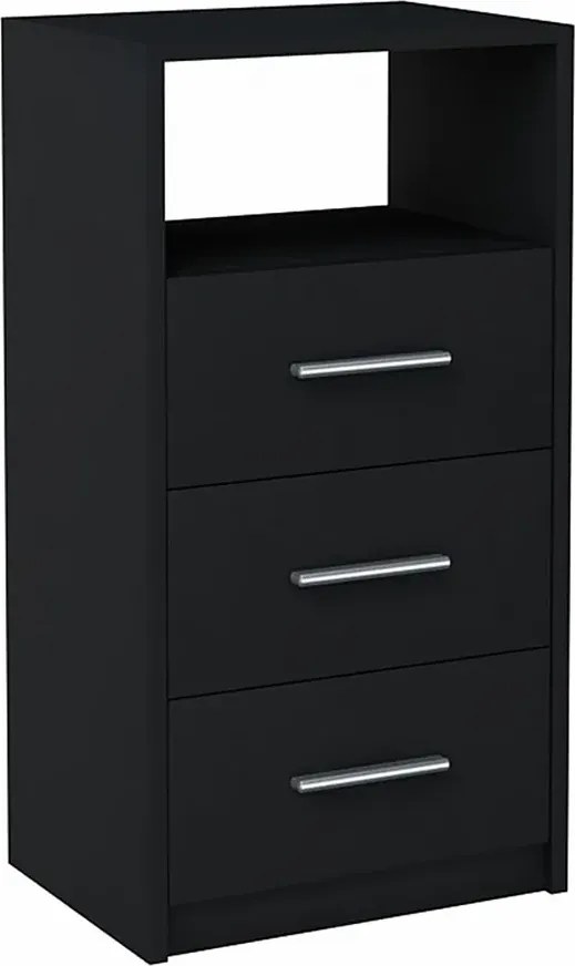 Wysoka komoda czarny mat H4-W26