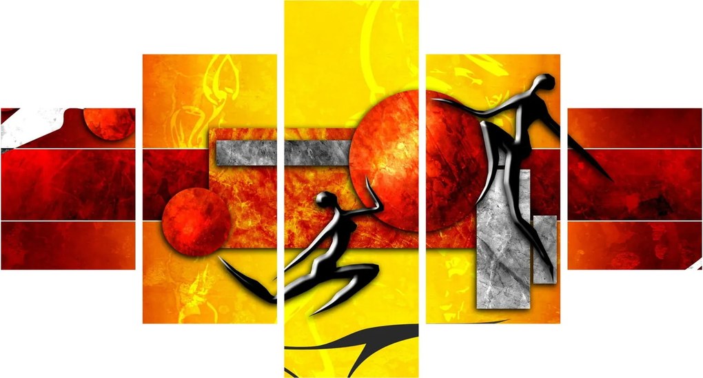 Obraz - Malarstwo ludzkości (125x70 cm)