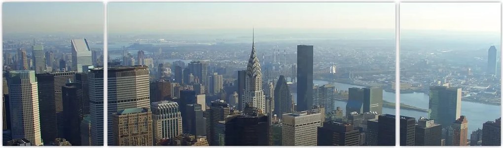 Obraz - Manhattan za dnia (170x50 cm)