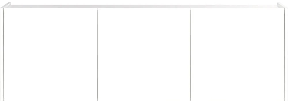 Biała szafka pod TV 138x45 cm Piana – Germania