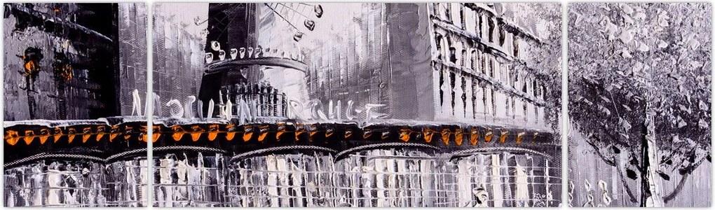 Obraz - Obraz olejny przedstawiający miasto II. (170x50 cm)