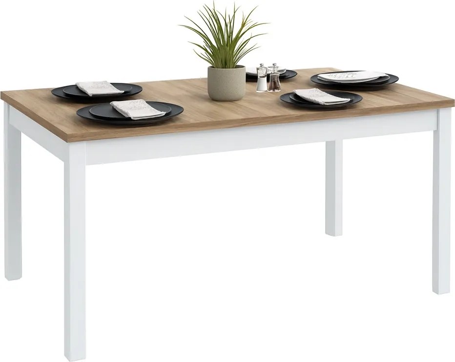 Stół do jadalni rozkładany 160-207 cm Lewisville 7029 Secret Grey/dąb Valencia