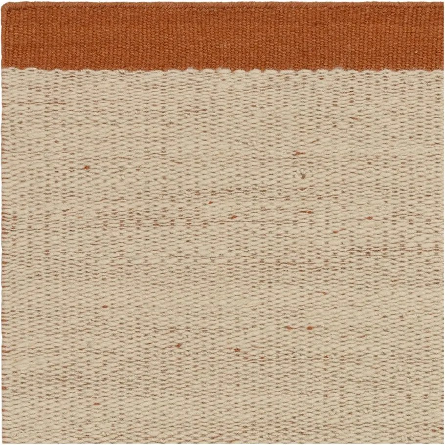 Kremowy/w kolorze terakoty wełniany dywan tkany ręcznie 160x230 cm Lima Rust – Asiatic Carpets