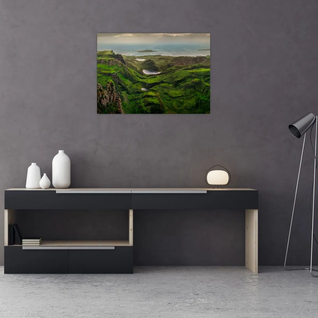 Obraz - Quiraing, Szkocja (70x50 cm)