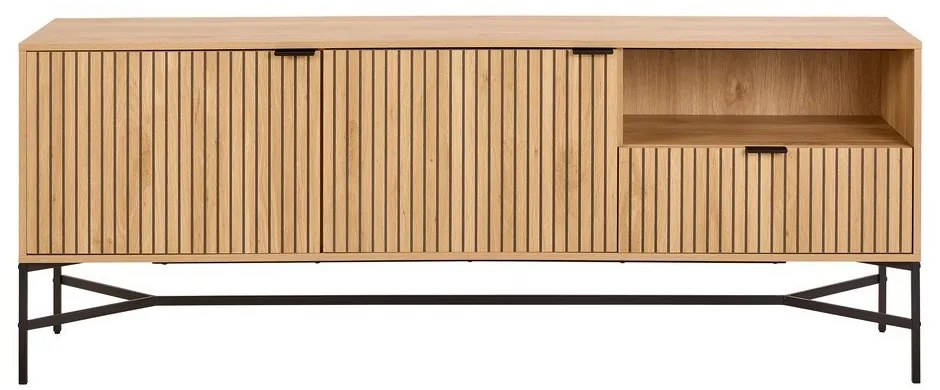 Komoda w dekorze dębu w naturalnym kolorze 180x70x40 cm Jaipur – Actona