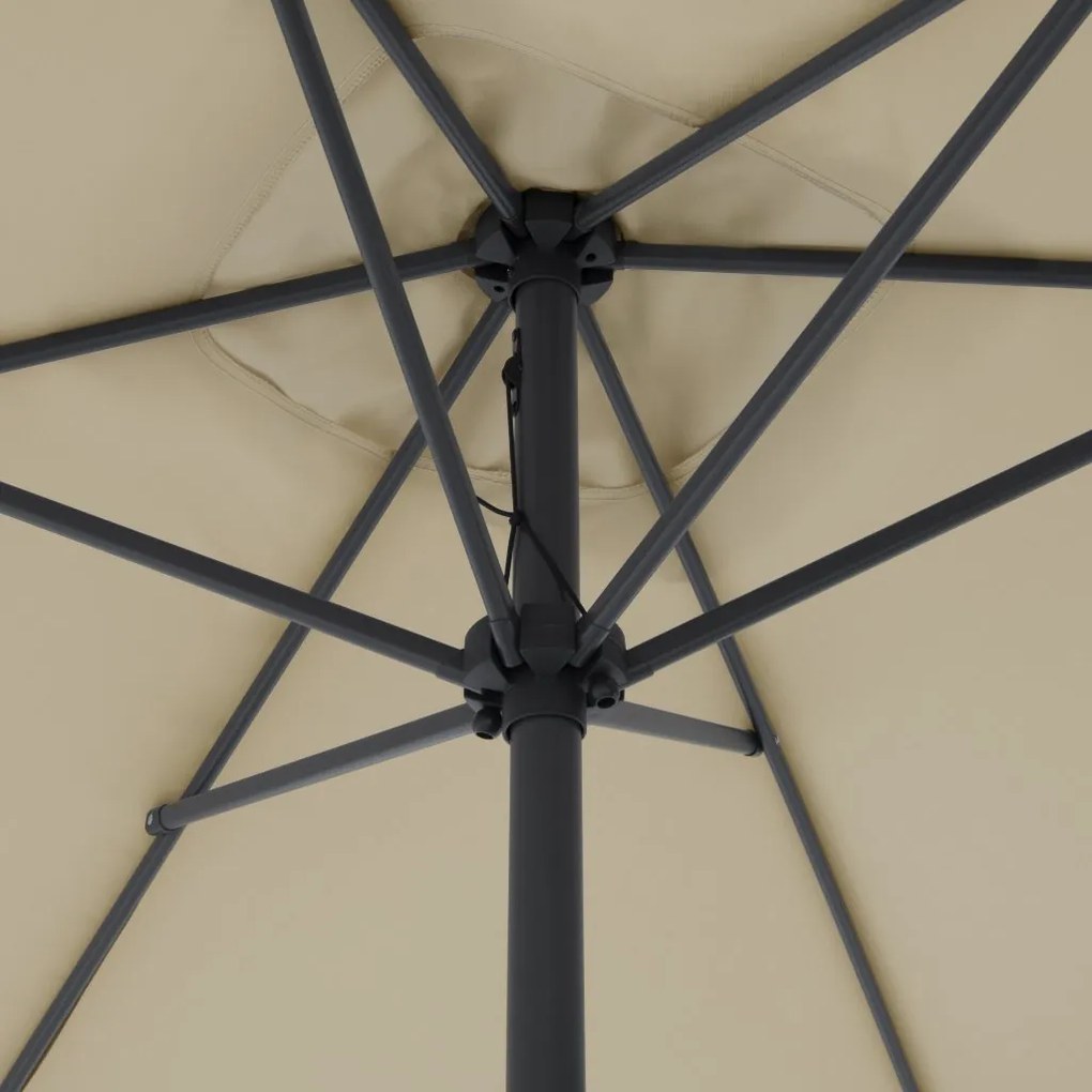 Doppler LIFE jasny parasol ogrodowy 250 x 200 cm beżowy