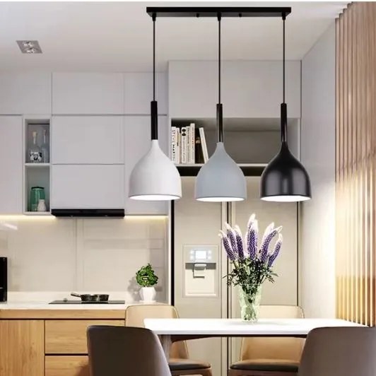 Lampa sufitowa loftowa metalowa wisząca AT31-3SZ-MIX